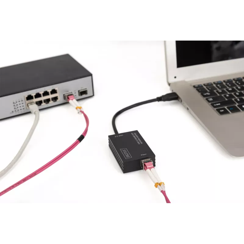 SFP-verkkosovitin Digitus DN-3026 USB 3.0 Gigabit