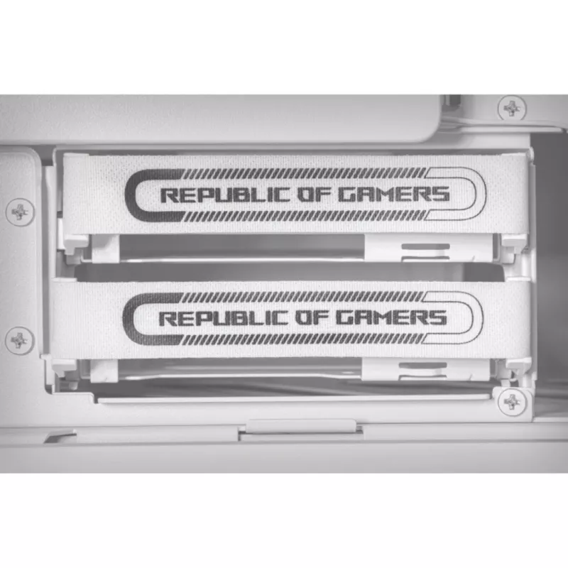 ASUS ROG GR701 Hyperion White, PC, valkoinen, ATX, EATX, micro ATX, Mini-ITX, alumiini, Multi, Front