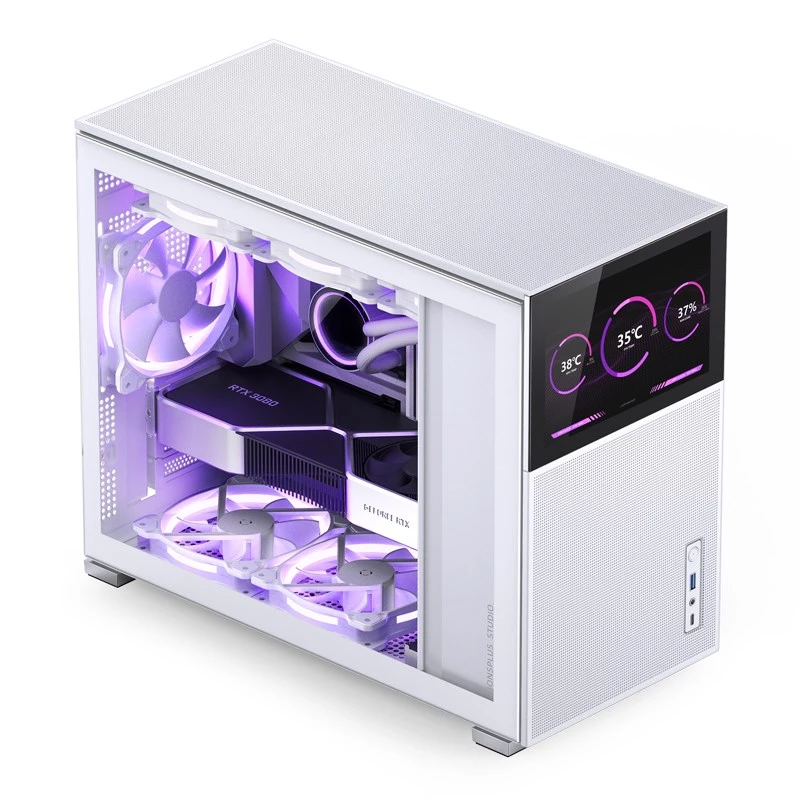PC-kotelo Jonsbo D31 MESH Midi Tower valkoinen