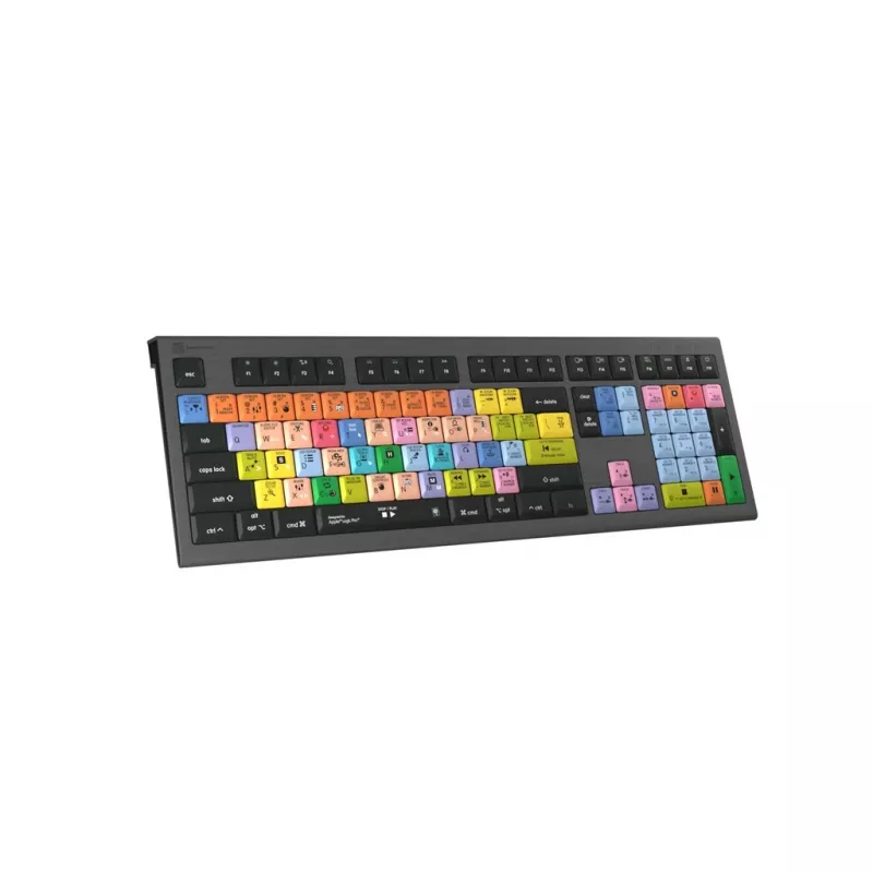 Näppäimistö Logickeyboard LKB-LOGXP2-A2M-UK Universal USB QWERTY UK englanti musta