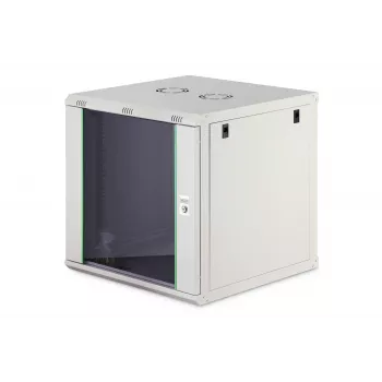 Seinäkiinnitteinen räkki DIGITUS Dynamic-N 12U 600x600 mm IP20, avainlukko, kaapelinhallinta, kokoamaton