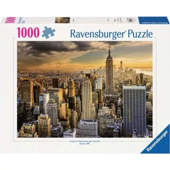 Palapeli Ravensburger Great New York 1000 palaa, palapeli aikuisille, 1000 kpl