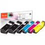 Peach PI200-487 Multipack Plus -mustekasettipakkaus Epson 33:lle (musta, syaani, magenta, keltainen), 6 kpl
