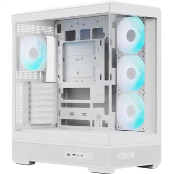 Tietokonekotelo AeroCool Geh Midi P500B-Digi valkoinen