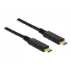 USB-kaapeli DeLOCK 83661 USB 3.2 Gen 2 1 m USB-C musta