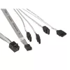 Supermicro - SATA-/SAS-kaapeli - Mini SAS HD (SFF-8643) - SATA - 50/50/60/70 cm - A+ Server 1013, SuperServer 5018, 5019, 5019S, SuperStorage Server 5019D8