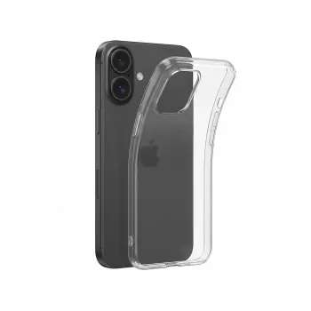 PEDEA Soft TPU -kotelo Apple iPhone 16 Plus - kirkas (50160991)