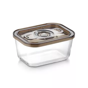 Caso lasinen vakuumisäiliö muovikannella | VacuBoxx Eco M | läpinäkyvä