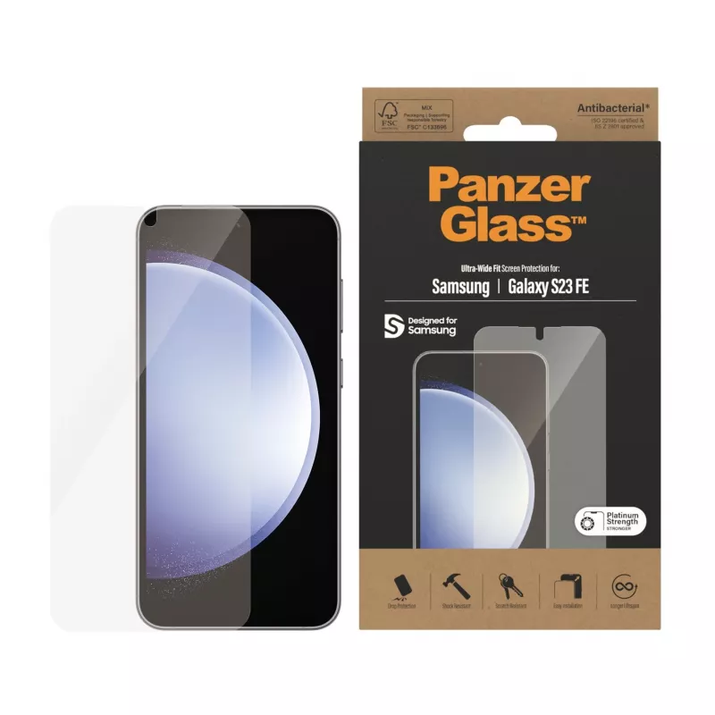 PanzerGlass ® näytönsuojakalvo Samsung Galaxy S23 FE | Ultra-Wide Fit