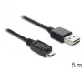 DeLOCK EASY-USB 2.0-A - Micro-B kaapeli 5m