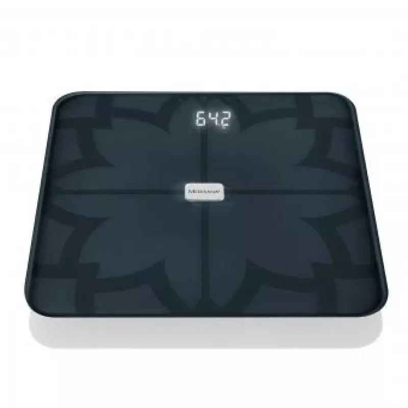 Medisana BS 450 kehoanalyysivaaka, maks. 180kg, musta, Bluetooth, ITO-anturit (40510)
