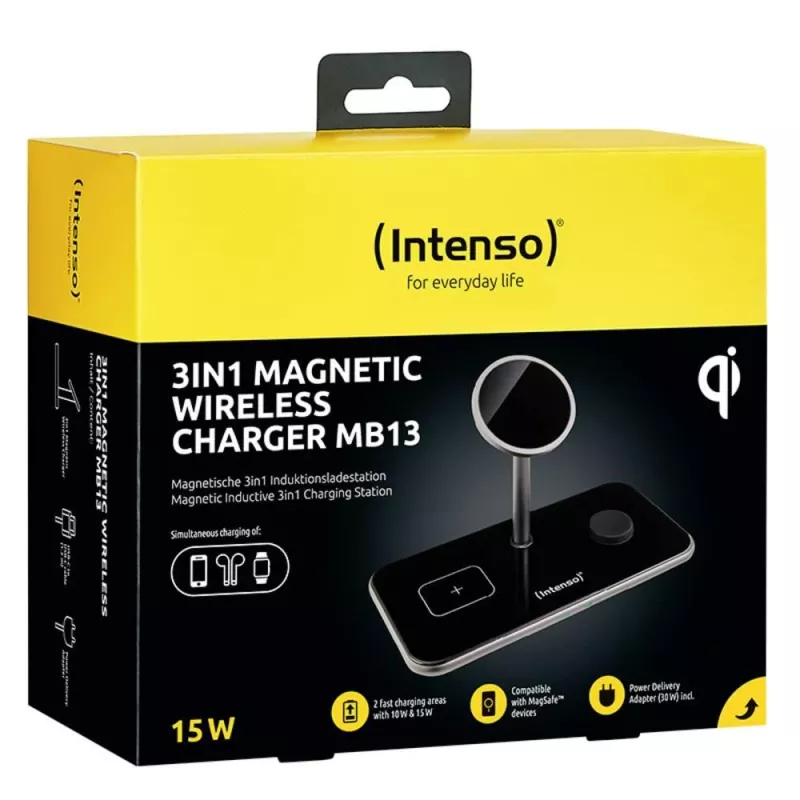 Intenso MB13 kuulokkeet langattomat USB-pikalataus musta