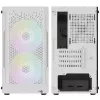 ATX AEROCOOL TRINITY MINI FRGB MICRO MINI TOWER -KOTELO LASIPANEELILLA (VALKOINEN)