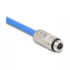 DeLOCK 86056 kaapeliliitin M12 musta ruostumaton teräs liitin