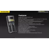 Akkulaturi Nitecore Ci12 yleislaturi USB Li‑Ion, NiCd, NiMH, 3A tulo 5/9/12V, muovikotelo