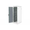DIGITUS 36HE Unique verkkokaappi 600x800mm lasiovi harmaa