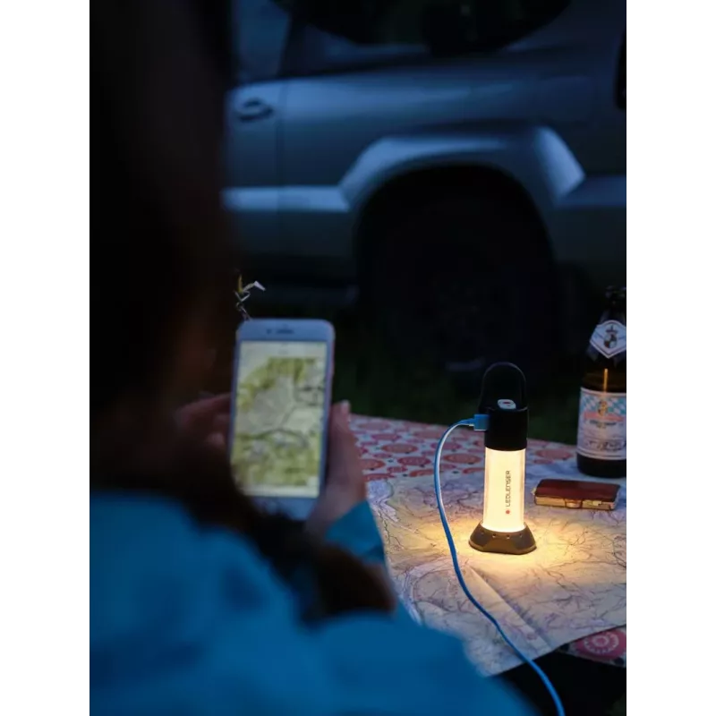 Ledlenser ML6 lämmin valo musta, valkoinen yleiskäyttöinen taskulamppu LED