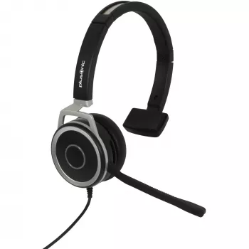 Johdollinen headset Plusonic 6208-15.1P monauraalinen USB ja 3,5 mm liitäntä