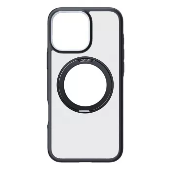 Suojakotelo Torras Ostand R Fusion iPhone 16 Pro Maxille – musta