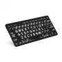 Näppäimistö Logickeyboard LKB-LPWB-BTON-DE Universal Bluetooth QWERTZ saksa musta