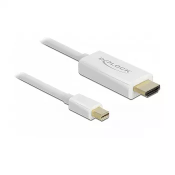Videokaapeli-adapteri DeLOCK 83707 Mini DisplayPort - HDMI 2 m valkoinen