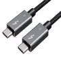 Extra digital Thunderbolt 3 -kaapeli CA913336 — 40 Gbit/s tiedonsiirto, 100 W virransyöttö