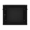 Seinäasennettava kaappi LANBERG WF01-6409-23B 9U, 60 kg, IP20, 600×450×512 mm, musta