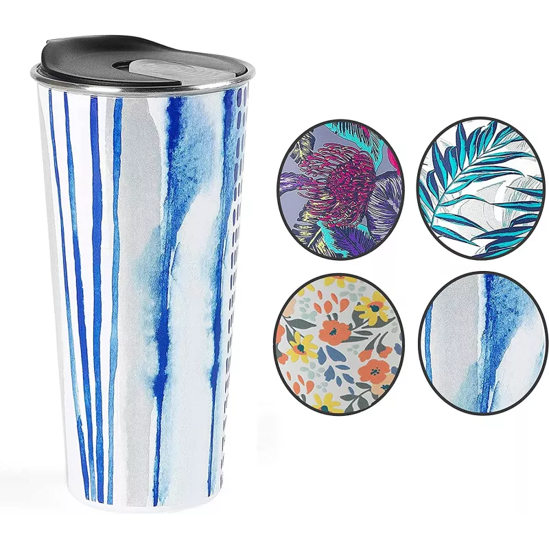 Juomaharjoittelumuki Cambridge CM07158 kannella, 300 ml, läikkymätön juomamuki