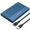 Ulkoinen 2,5 tuuman SSD/HDD-kotelo QOLTEC 52276 USB 3.0 SATA jopa 2 TB