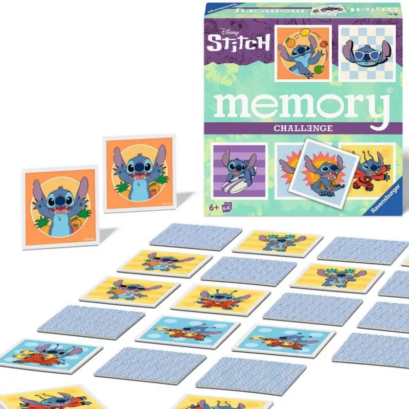 Challenge memory Disney Stitch, muistipeli