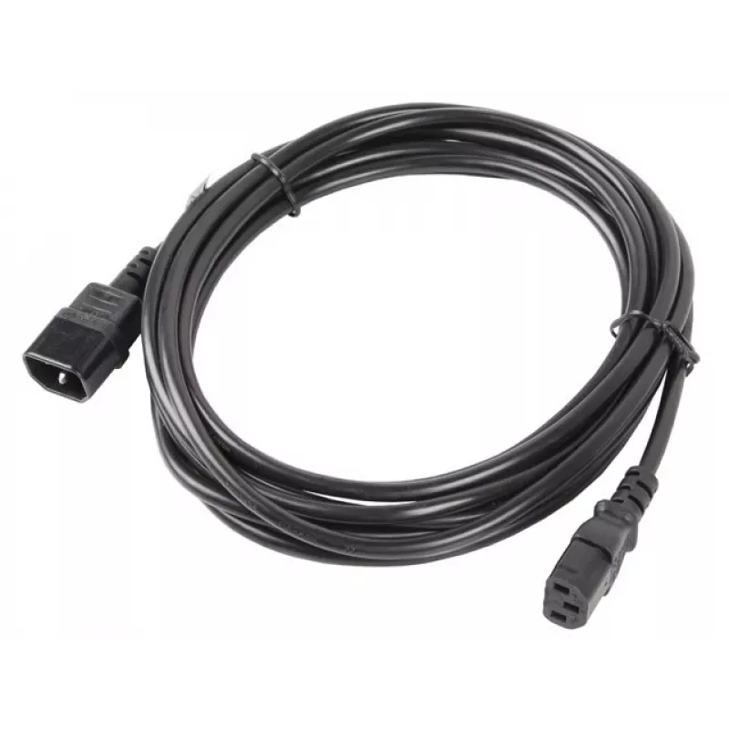 Lanberg C13-C14 VDE, 5 m kaapeli virtajakaja (ca-c13e-11cc-0050-bk)