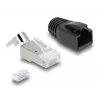 DeLOCK 66903 kaapeliliitin RJ-45 musta metallinen uros 25 kpl