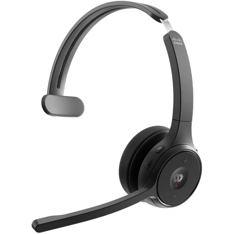 721 langaton Single ON-EAR headset USB-A BUNDLE-CARBON musta