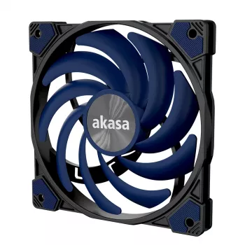 Tuuletin Akasa Alucia XS12 120 mm musta sininen 700-2000 kierr./min HDB