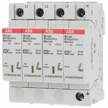 Ylijännitesuoja ABB OVRT23N40-275PQ 2CTB803973R1100 — tyyppi OVRT23N40-275PQ, TN/TT-järjestelmiin