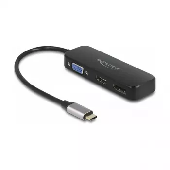 DeLOCK USB Type-C -adapteri VGA HDMI DisplayPort 4K 60 Hz