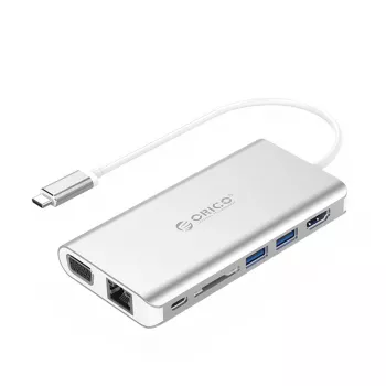 USB 3.0 4-porttinen alumiinikeskitin, extra digital XC-304-SV-PRO