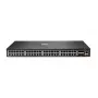 HPE - Aruba sarja - Aruba 6300F - kytkin - L3 - hallittava - 48 x 10/100/1000 + 4 x 1 Gigabit / 10 Gigabit / 25 Gigabit / 50 Gigabit SFP56 (Uplink / Stacking) etu ja sivu taakse