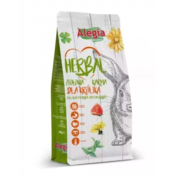 Kuivaruoka kaneille Alegia ALEGIA 600 g — täysrehu aikuisille kaneille, hedelmän maku, viljaton, gluteeniton ja soijaton