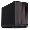PC-kotelo Lian Li A3-mATX Micro Tower — Micro-ITX/Micro-ATX, Wood & musta, tukee ATX/SFX/SFX-L-virtalähteitä
