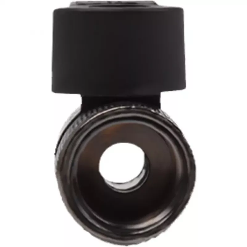 Alphacool 2-tie palloventtiili G1/4 - musta nikkeli (17354)
