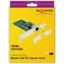 DeLock PCI Express -kortti > 1 x Gigabit LAN - verkkosovitin - PCIe 2.1 Low-Profile - Gigabit Ethernet