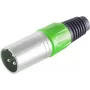 ShiverPeaks S/CONN maximum connectivity XLR-pistoke, vihreä, 55002-G