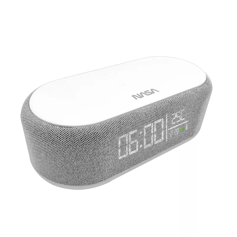 Bluetooth-kaiutin, herätyskello ja langaton laturi Nasa SPC400