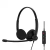 Kuulokemikrofoni EPOS IMPACT 100 UC Stereo USB-C+A johdollinen kevyt mukava