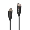Lindy 10m kuitu-hybridi-HDMI-8K60-kaapeli, 10 m, HDMI Type-A (standardi), HDMI Type-A (standardi), 48 Gbit/s, musta