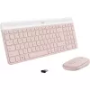 Logitech Slim Wireless Combo MK470 - näppäimistö-hiiri-sarja - langaton - 2,4 GHz - QWERTY - roosa (920-011314)