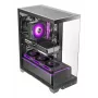 TACENS Mars Gaming MCPRISMA Midi Tower -tietokonekotelo, musta, karkaistu lasi, tukee ATX/Micro-ATX/Mini-ITX, 2x 3,5