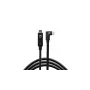 Tether Tools TetherPro USB-C - USB-C kulmakaapeli musta