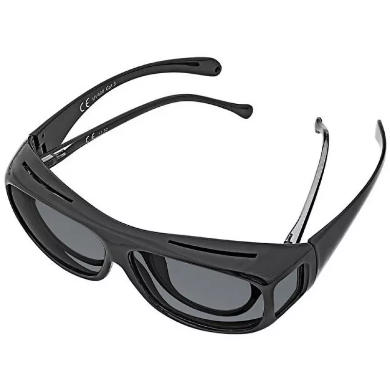 WEDO 271 48599 aurinkolasit soikea, wrap-around, unisex, polarisoivat linssit, silmälasien päälle